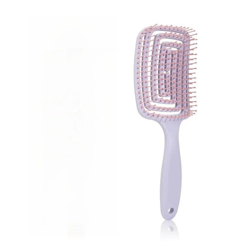 WANMEI Volumizing Detangling Hair Massage comb Hair Massage Comb with Hollowed-Out Design hair styling tools for real hair w…