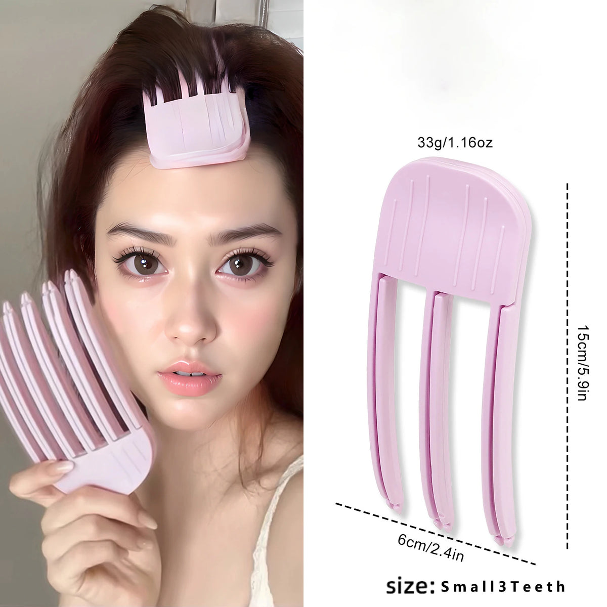 Fluffy Hairpin Curling Bangs Clips Hair Roots Volumizing Hair Clips Women Curling Fixed Shape Clips Fashion Volume Hair Roll…