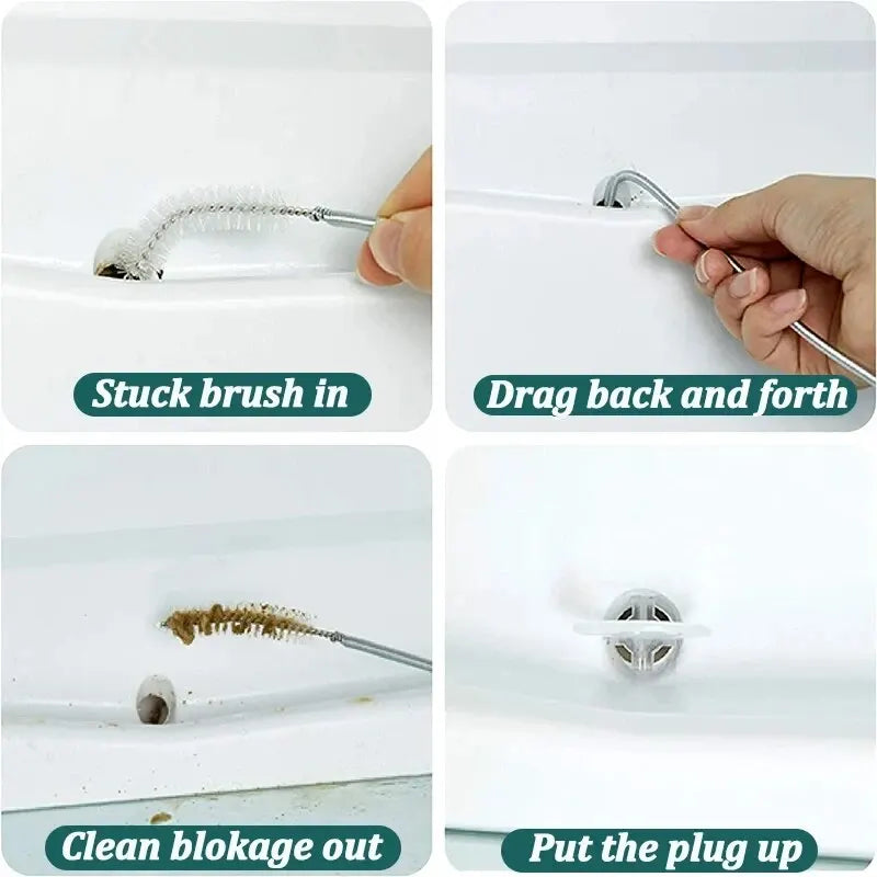 5/6 Pcs Refrigerator Drain Hole Clog Remover Fridge Hole Brush Water Outlet Cleaner for Household Clean Dredge Cleaning Tool…