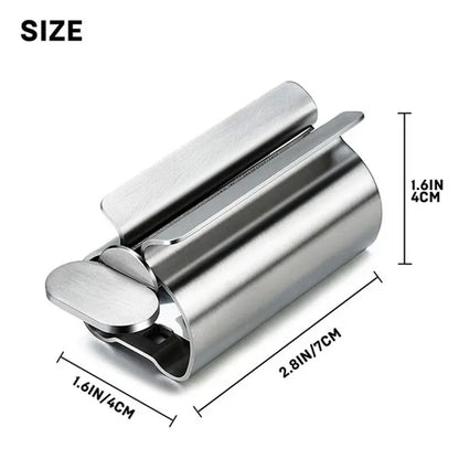1pc Stainless Steel Wringer Roller Rotate Dispenser for Ointments Cosmetics Bathroom Accessories Toothpaste Squeezer Tube Ro…