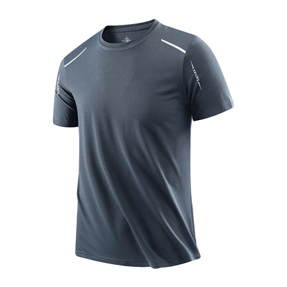 CHRLCK Men's Running Quick Drying T-shirts Breathable Hiking Fishing Tees Soft Elasticity Outdoor Sports Short Shirt Summer…