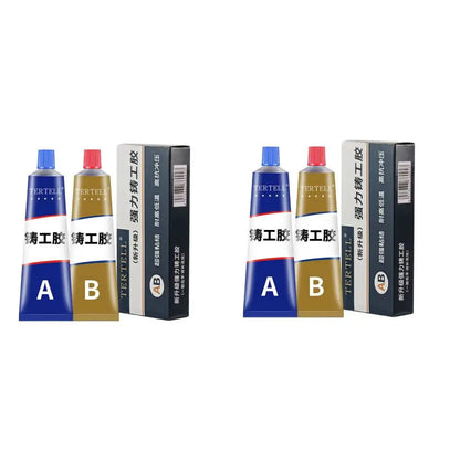 Cold Welding Glue Metal Repair Glue Heat-resistant AB Sealant High-strength Magic Plastic Repair Casting Adhesive Epoxy Resi…