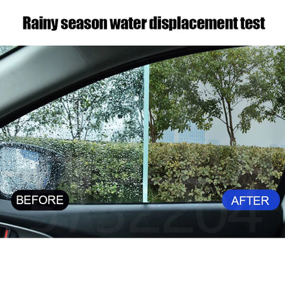 Car Glass Anti-rain Water Spray Repellent Nano Coating Hydrophobic Waterproof Agent Oil Film Removing Auto Glass Film Agent…