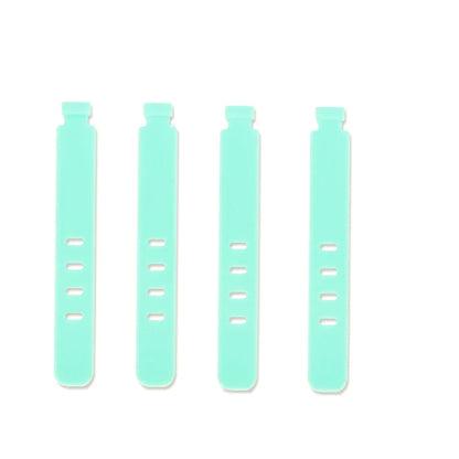 20/12/4PCS Cable Ties Cord Organizer Management Silicone Wire Holder Straps Zip Clips Reusable Tie Wraps Keeperwinder Rubber…