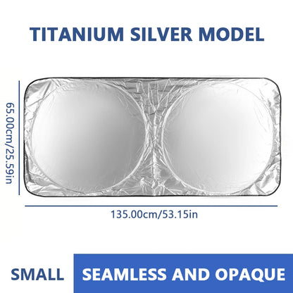 SEAMETAL Car Windshield Sun Shade Cover Foldable Front Window Sun Visor Blocks UV Refletive Car Parasol Sunshade Protector C…