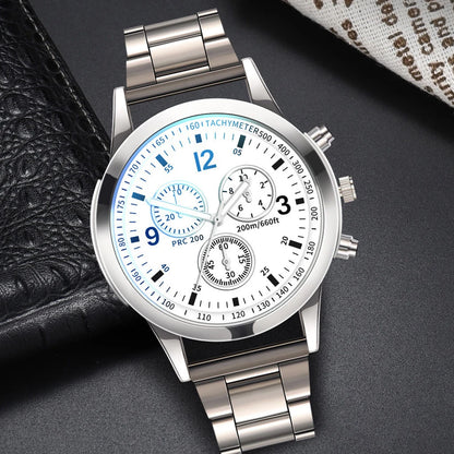1/2PCS Men Business Watches Fashion Men's Steel Band Quartz Watch with Bracelet（Box not Included） - image 7