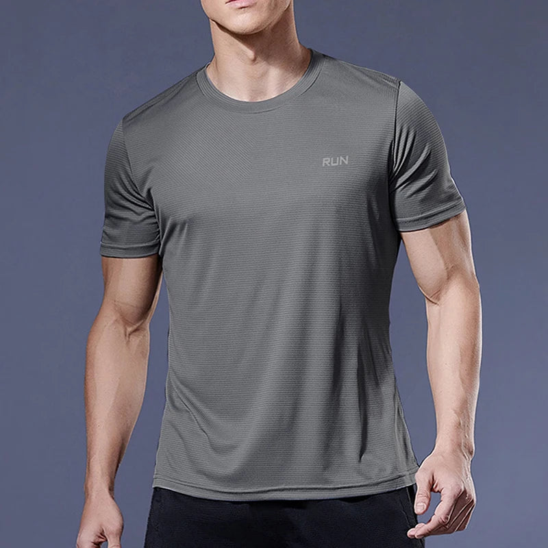 Running Shirts Soccer Shirts Men's Jersey Sportswear Mens Jogging T-Shirts Quick Dry Compression Sport T-Shirt Fitness Gym -…