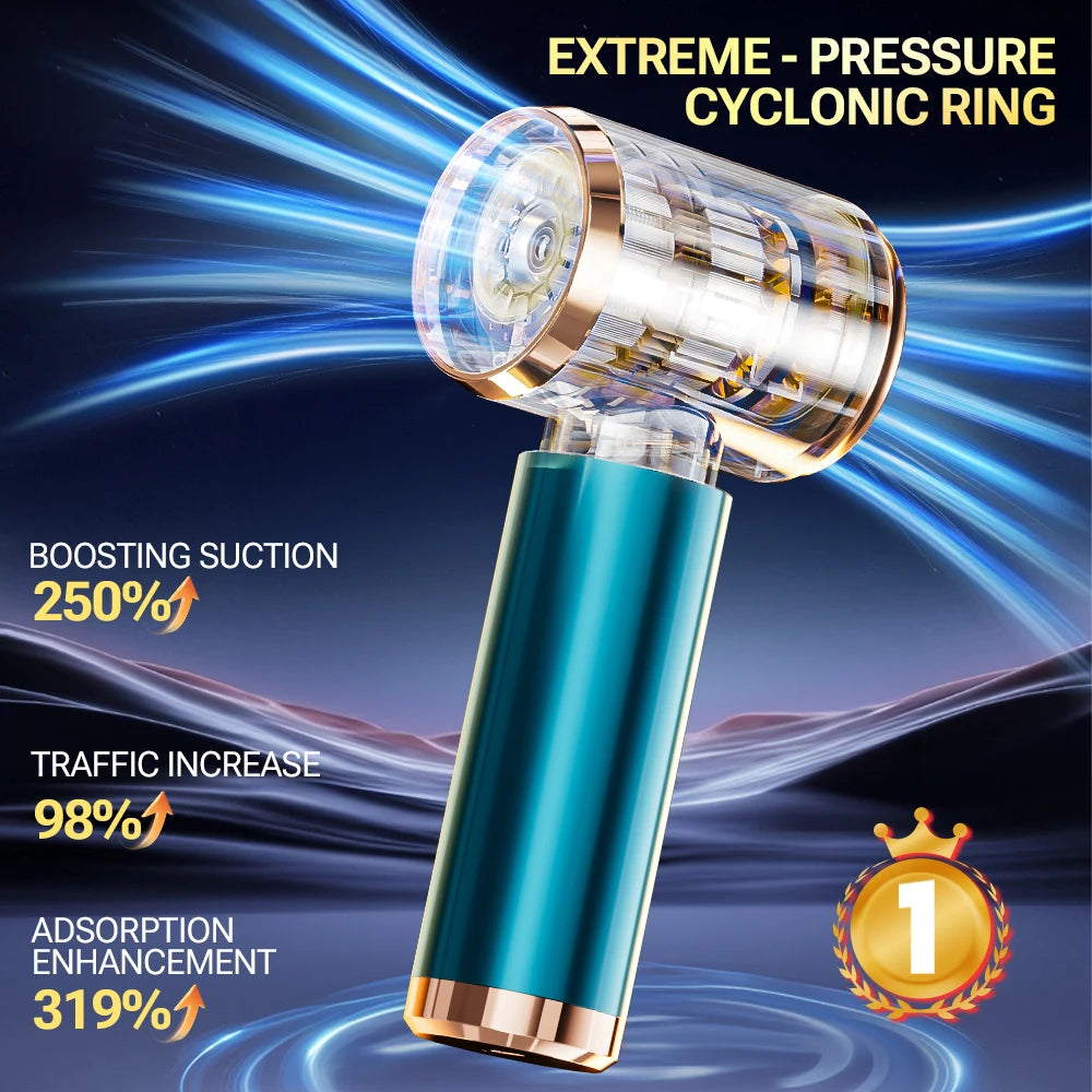 SZUK Portable Car Vacuum Cleaner 165000Pa Powerful Wireless Vacuum Cleaner Strong Suction Handheld Mini Vacuum Cleaner for C…