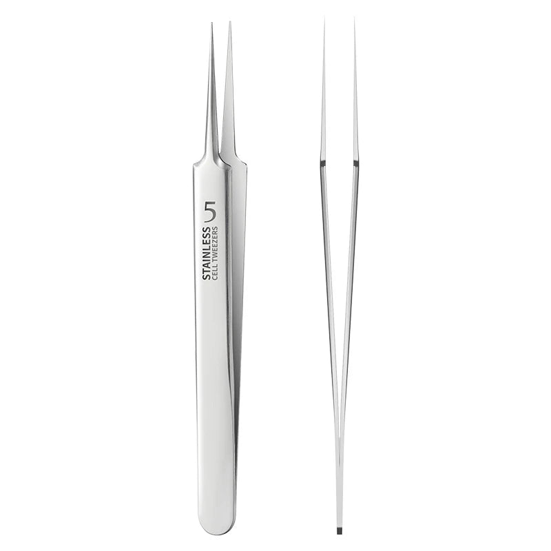 German Ultra-fine No. 5 Cell Pimples Blackhead Clip Tweezers Beauty Salon Special Scraping & Closing Artifact Acne Needle To…