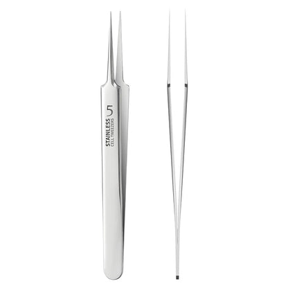 German Ultra-fine No. 5 Cell Pimples Blackhead Clip Tweezers Beauty Salon Special Scraping & Closing Artifact Acne Needle To…