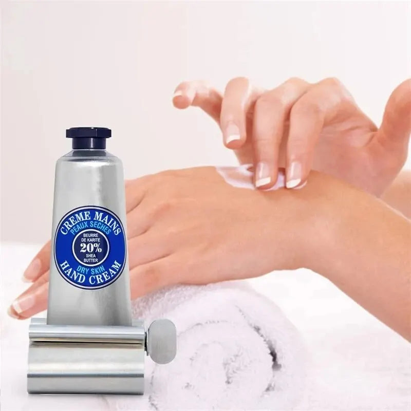 1pc Stainless Steel Wringer Roller Rotate Dispenser for Ointments Cosmetics Bathroom Accessories Toothpaste Squeezer Tube Ro…