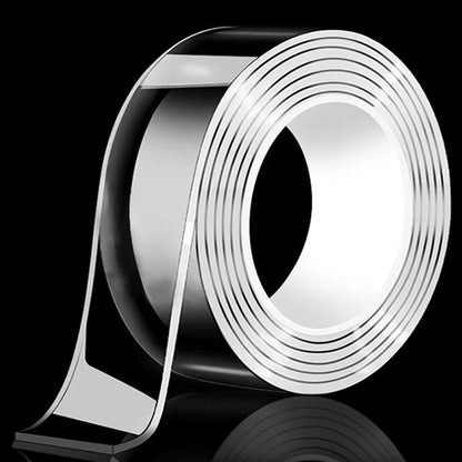 Nano Double sided Adhesive Tape Extra Strong Waterproof Transparent Traceless Tape Thickened Reusable Decorative Tape Home T…