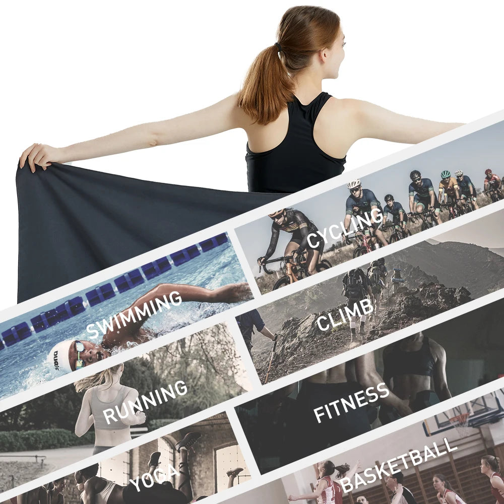 Microfiber Towel Quick Dry Towel Travel Towel Sports Towel Beach Towel Sandproof Soft Light Towel For Swim, Yoga, Gym - imag…