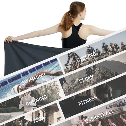 Microfiber Towel Quick Dry Towel Travel Towel Sports Towel Beach Towel Sandproof Soft Light Towel For Swim, Yoga, Gym - imag…