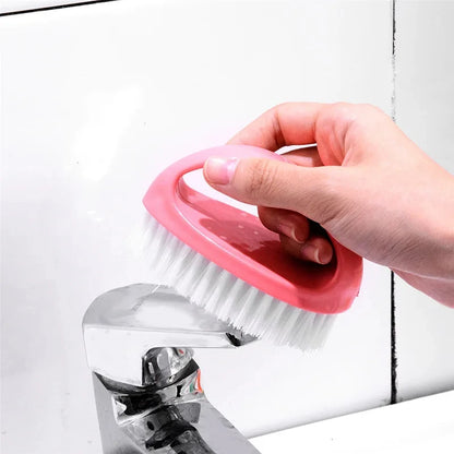 Colorful Multi-Purpose Cleaning Brush with Ergonomic Handle and Non-Scratch Bristles – Ideal for Bathroom, Kitchen, Tiles, F…