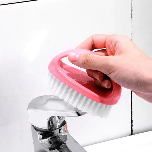 Colorful Multi-Purpose Cleaning Brush with Ergonomic Handle and Non-Scratch Bristles – Ideal for Bathroom, Kitchen, Tiles, F…