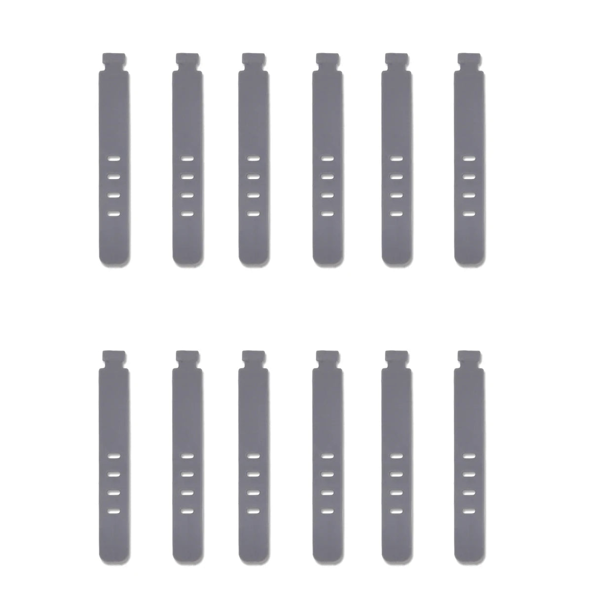 20/12/4PCS Cable Ties Cord Organizer Management Silicone Wire Holder Straps Zip Clips Reusable Tie Wraps Keeperwinder Rubber…