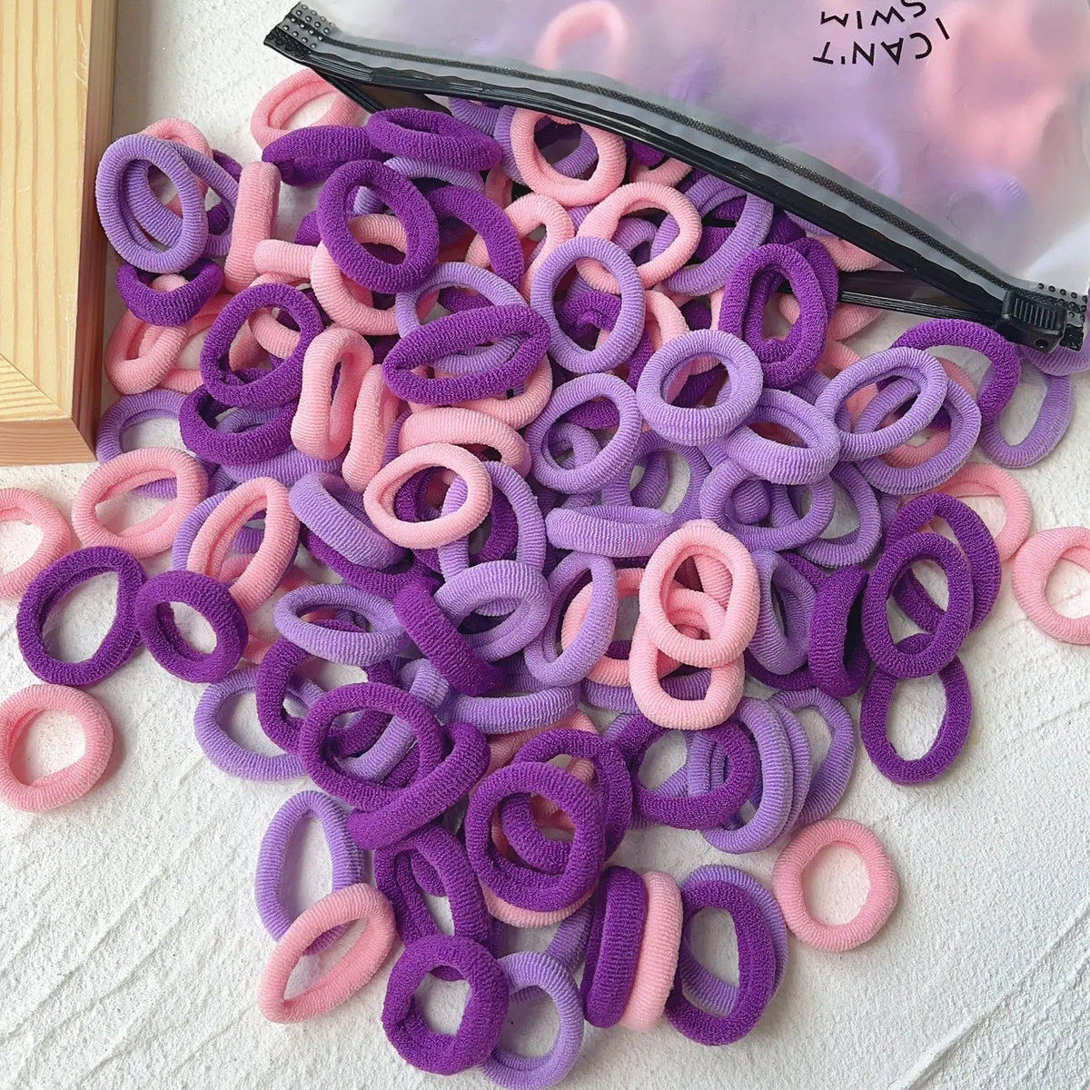 20/50pcs Kids Elastic Hair Bands Girls Sweets Scrunchie Rubber Band for Children Hair Ties Clips Headband Baby Hair Accessor…