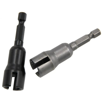 Natural Slotted Butterfly Hole Socket Wrench 65mm Hexagonal Handle Electric Screwdriver Wing Nut Socket Tool - image 6