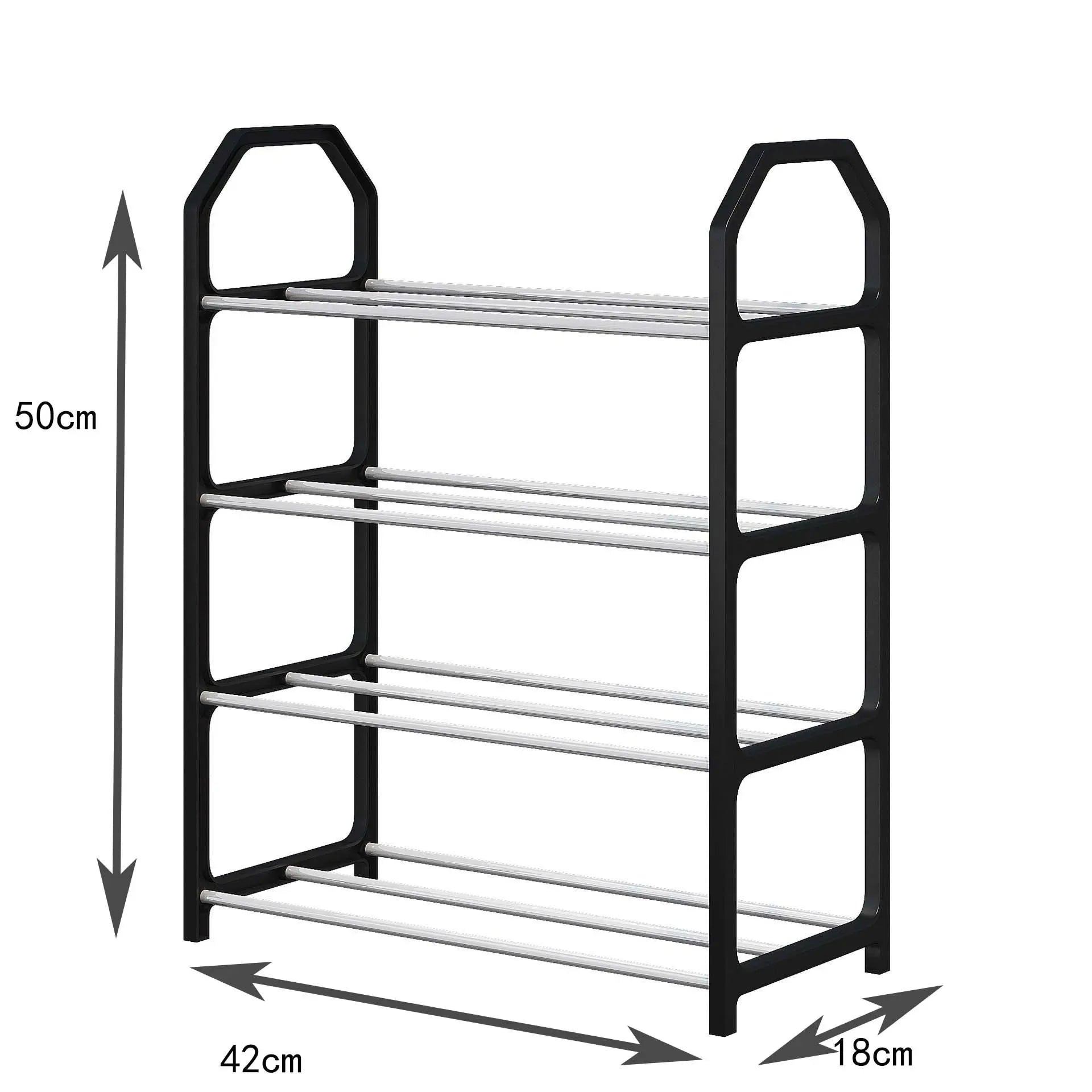 4 Floor Assembly Simple Creative Home Shoe Rack Dormitory Door Storage Rack Storage Shoe Multifunctional Cabinet Home Suppli…