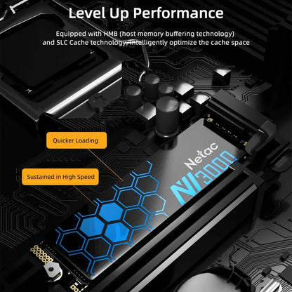 Netac NVMe SSD M2 1TB 2TB 500GB 250GB 3500MB/s SSD PCIe3.0 M.2 2280 SInternal Solid State Drives Disk NV3000 for Laptop Desk…