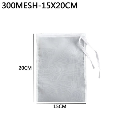Nylon Filter Bags Vegetable Milk Strainer Sieve Drain Tea Filter Net Bag Kitchen Gadgets For Home Food Cheese Cloth Honey Si…