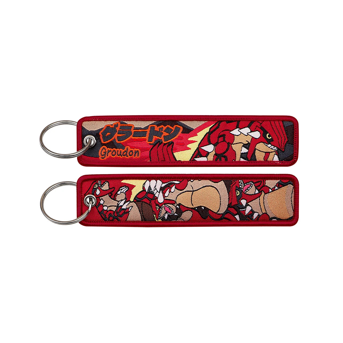 Japanese Anime Elf Monsters Keychain for Cars Backpack Key Holders Embroidery Keyrings Key Tag Jet Tag Accessories Gifts 1pc…