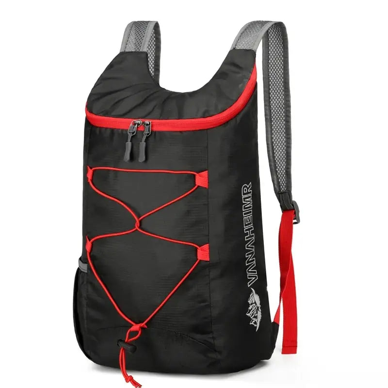 Multifunctional Outdoor Folding Backpack High Density Lightweight Waterproof Nylon Fabric Sports Bag for Camping Hiking Trav…