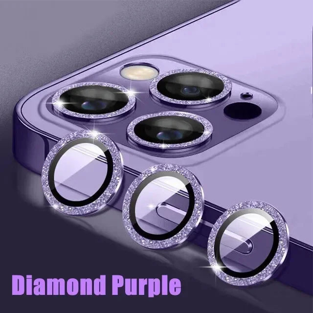 3Pcs Metal Lens Protector Glass For iPhone 15 13 12 11 14 Pro Max Back Camera Lens Protection Film For iPhone 13 Mini 14 15…