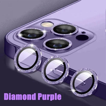 3Pcs Metal Lens Protector Glass For iPhone 15 13 12 11 14 Pro Max Back Camera Lens Protection Film For iPhone 13 Mini 14 15…