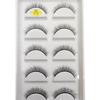 Natural 3D Mink False Eyelashes, Soft Wispy, Fluffy Eye Faux Lashes, Make Up Eyelash, Beauty Cat Cilios, 5 Pairs, 15 Styles…