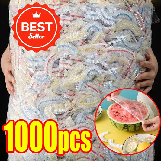 Reusable Disposable Food Cover Plastic Wrap Durable Elastic Food Lids for Bowls Elastic Plate Covers for Kitchen Food Saver…