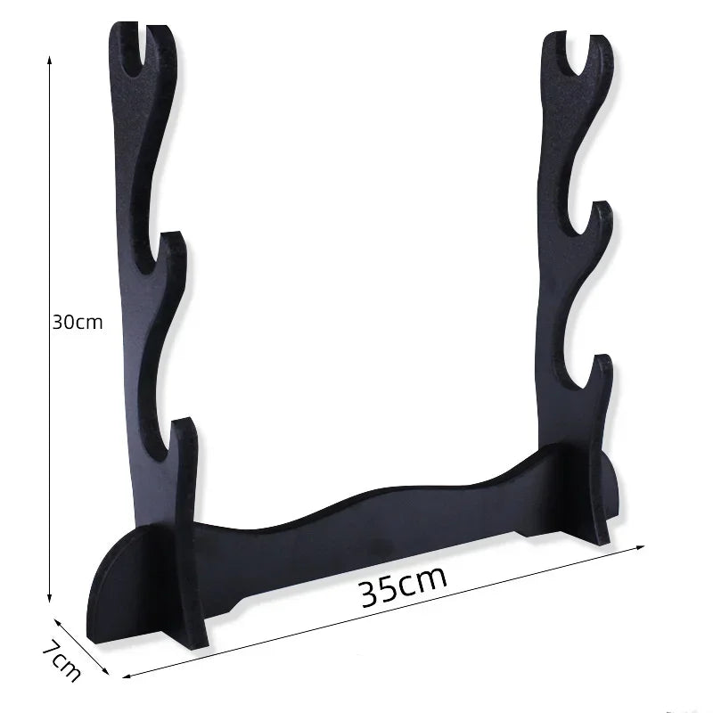 Stand Katana Storage Shelves Wooden Sword Rack Floor Sabre Holder Support Display Japanese Katana Weapon Shelf Home Organize…