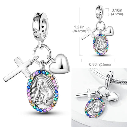 2026 Hot Sale Charms Bead 925 Sterling Silver Pink Butterfly Luminous Firefly Dangle Fit Bangle Bracelet Necklace DIY Jewelr…