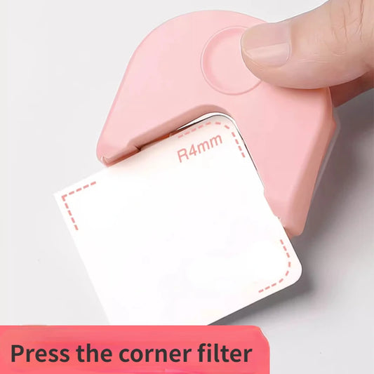 circle cutter button maker Corner round machine corner punching portable paper cutter card photo cutting - image 2
