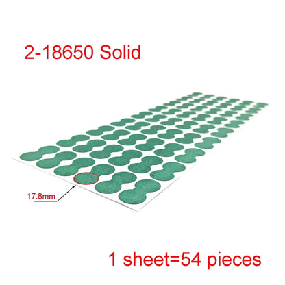 18650 21700 32650 Li-ion Battery Insulation Gasket Barley Paper Battery Pack Cell Insulating Glue Patch Electrode Insulated…
