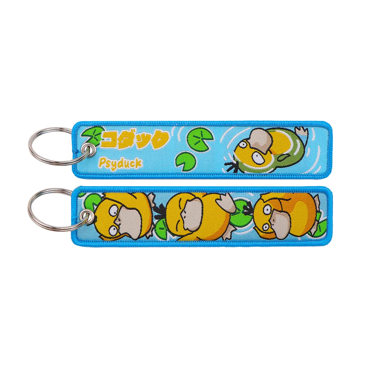 Japanese Anime Elf Monsters Keychain for Cars Backpack Key Holders Embroidery Keyrings Key Tag Jet Tag Accessories Gifts 1pc…