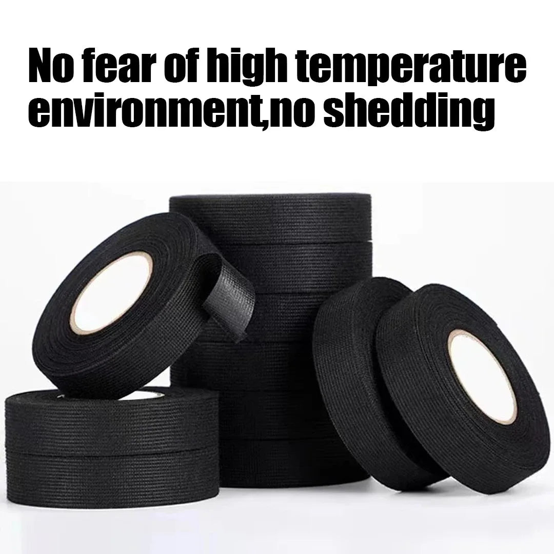 Electrical Insulating Tape Heat Resistant Harness Tape 9/15/50MM Car Cable Harness Wiring Loom Protection Waterproof Tape -…
