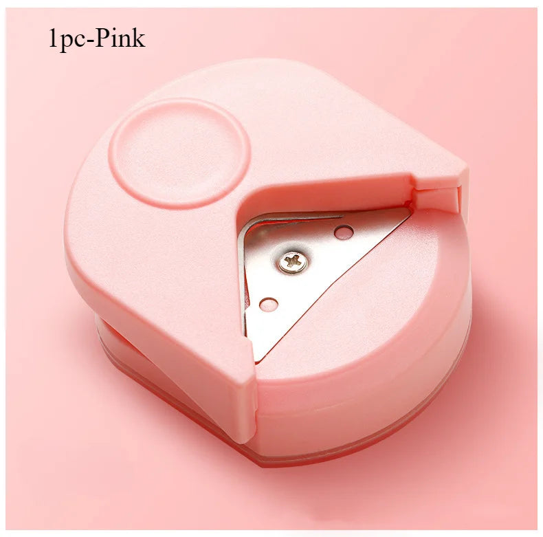 circle cutter button maker Corner round machine corner punching portable paper cutter card photo cutting - image 9