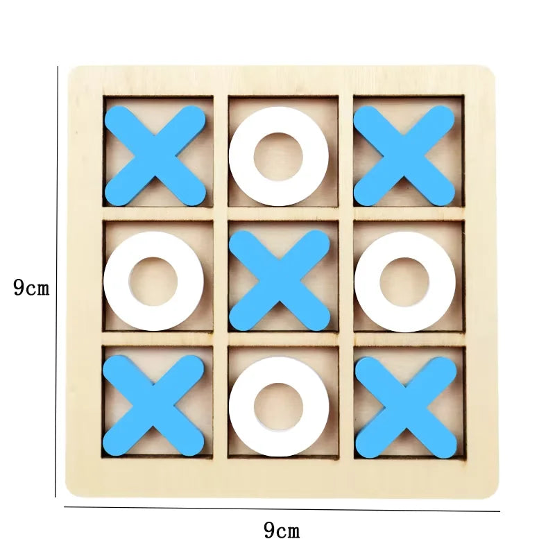 Montessori Play Game Wooden Toy Mini Chess Interaction Puzzle Training Brain Learing Early Educational Toys For Children Kid…