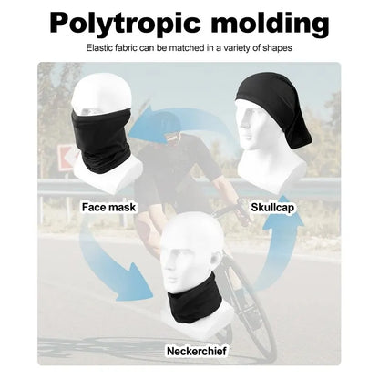 Cycling Face Mask Absorb Sweat Breathable Fishing Training Sport UV Face Scarf Neck Gaiter Summer Face Bandana - image 5