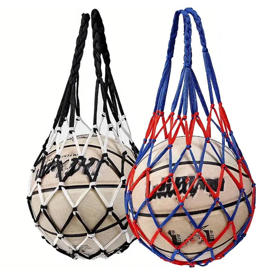 Basketball Net Bag Thick Woven Net Basketball Storage Durable Nylon Training Net Bag for all kinds of balls - image 2