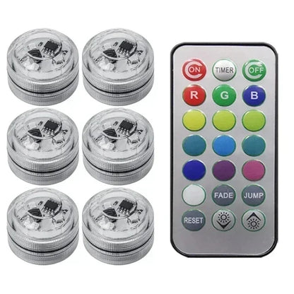 Wireless Adhesive LED Car Interior Ambient Light Remote Control Decor Auto Roof Foot Atmosphere Lamp Bicycle Tail Light - im…