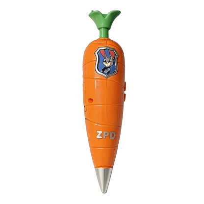 Zootopia 2 Lanyard Carrot Recording Pen | Gary Snake Venom Serum Pen | Bracket 60 Second Recording 2-in-1 Neutral Pen Statio…