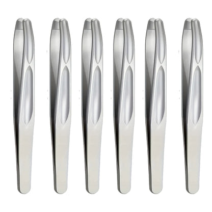 Premium Round Head Tweezers for Eyebrow & Facial Hair Removal Seamless Clips Short Hair Precision Beard Clip - image 14