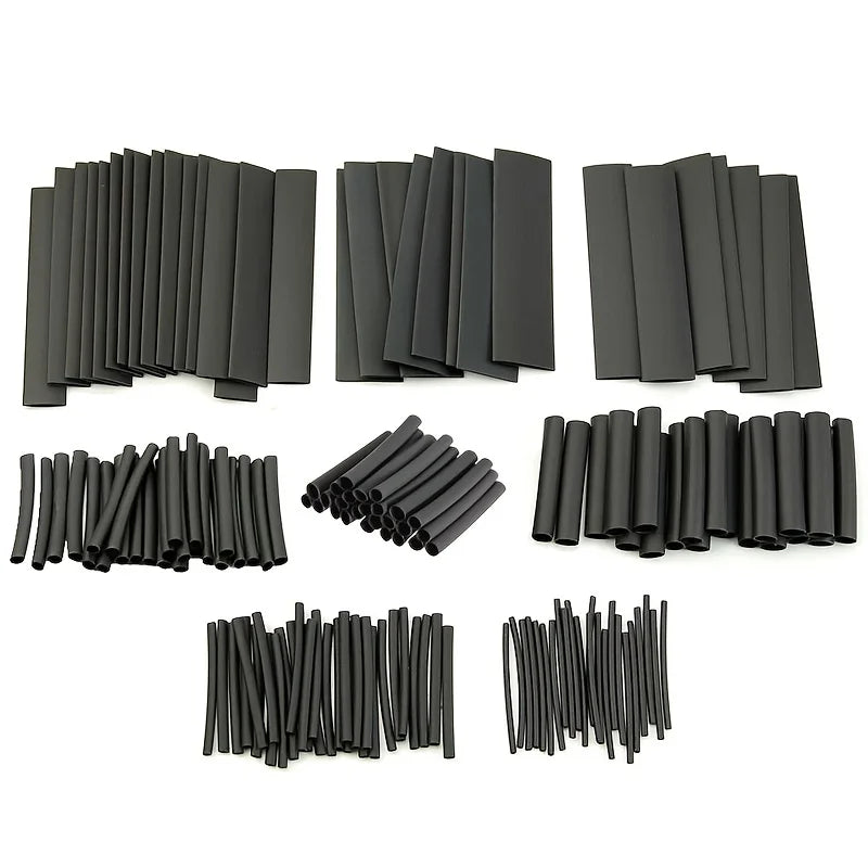 127Pcs Heat Shrink Tube Sleeving Tubing Assortment Kit Electrical Connection Electrical Wire Wrap Cable Waterproof Shrinkage…