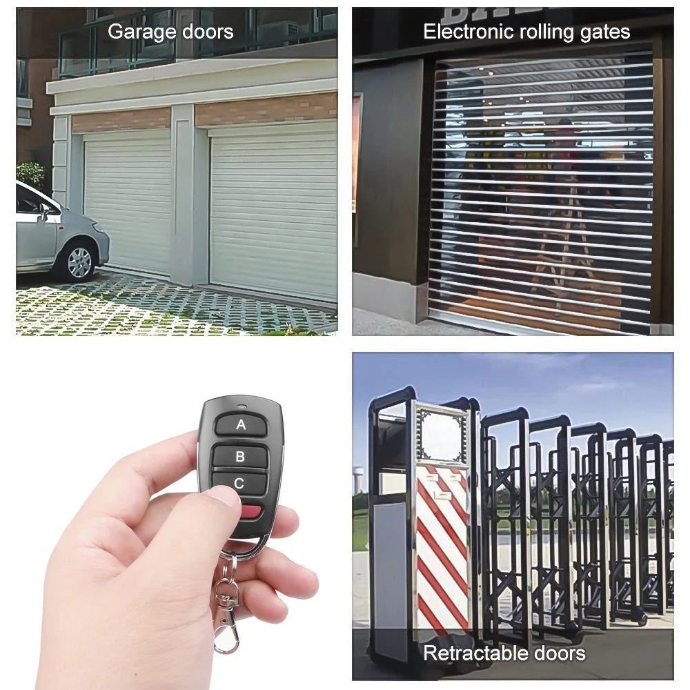 Wireless RF 433mhz Remote Control Copy Code Garage Door Gate Duplicator 433 Mhz Key Remote Opener - image 4