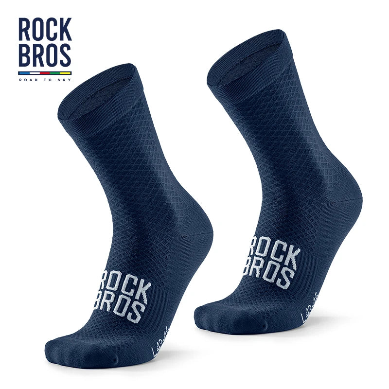 ROCKBROS Cycling Socks Soothing Sport Socks Shock Absorbing Bike Socks Breathable Fabric High Elastic Outdoor Socks A Pair -…