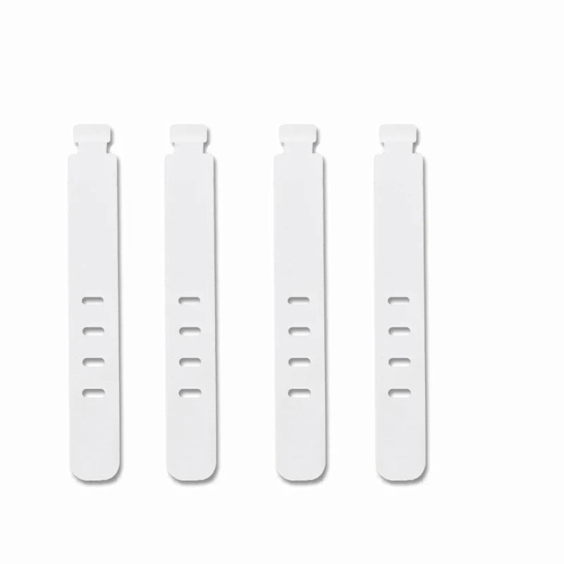 20/12/4PCS Cable Ties Cord Organizer Management Silicone Wire Holder Straps Zip Clips Reusable Tie Wraps Keeperwinder Rubber…