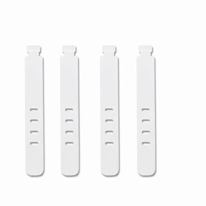 20/12/4PCS Cable Ties Cord Organizer Management Silicone Wire Holder Straps Zip Clips Reusable Tie Wraps Keeperwinder Rubber…